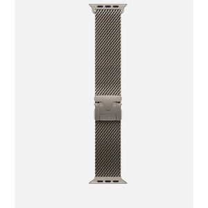 Apple Milanese Loop 49mm Natural Titanium Band – Large NEW